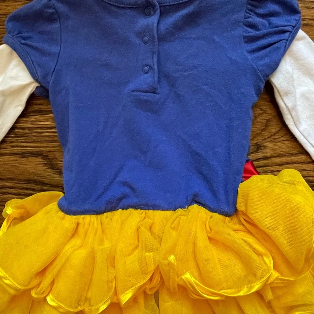 Disney Baby Girls Snow White Costume with TUTU Dress Up Size 9 Mths